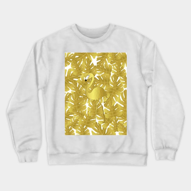 GOLD TROPICS Crewneck Sweatshirt by SartorisArt1